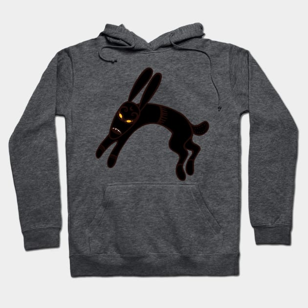 Black Rabbit of Inle - Watership Down Hoodie by MonoMano